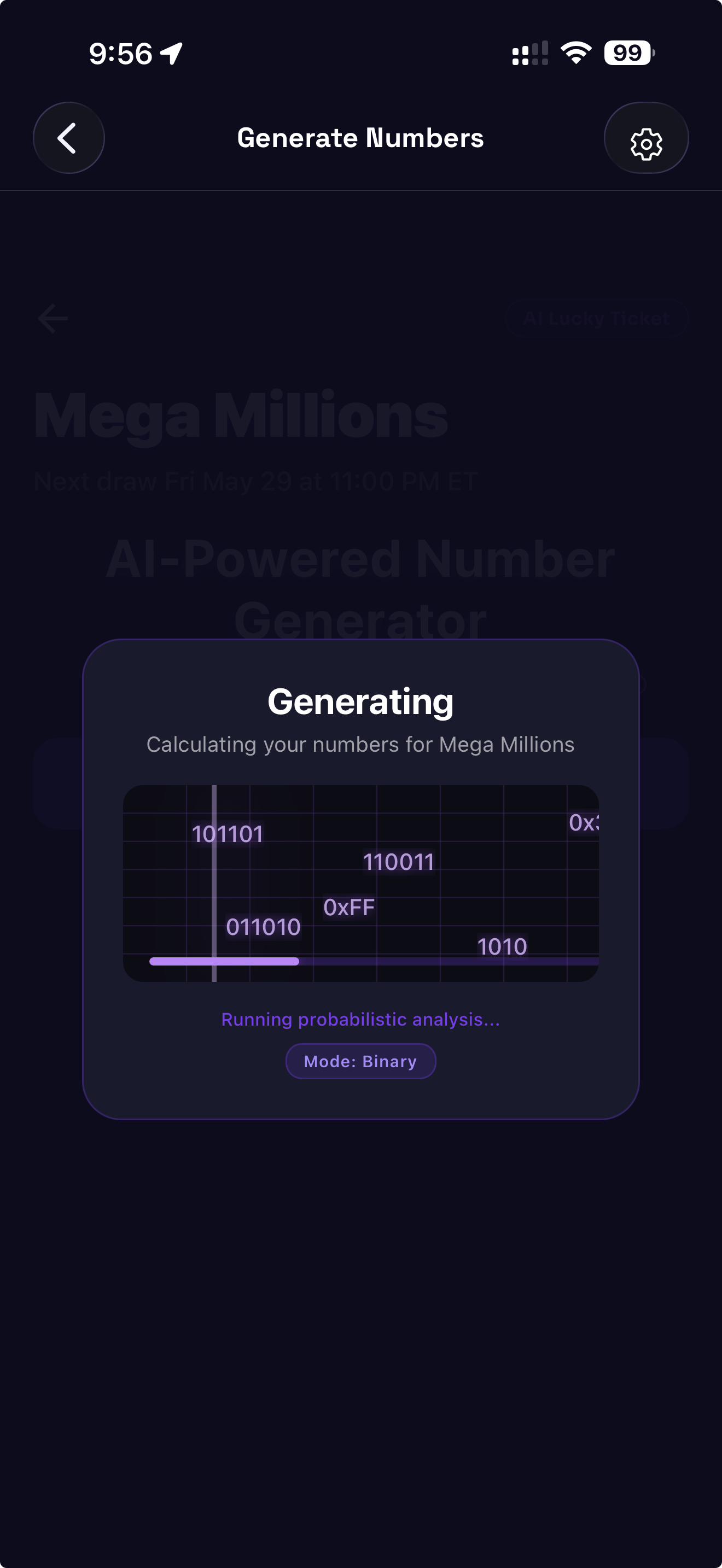 The pattern engine running